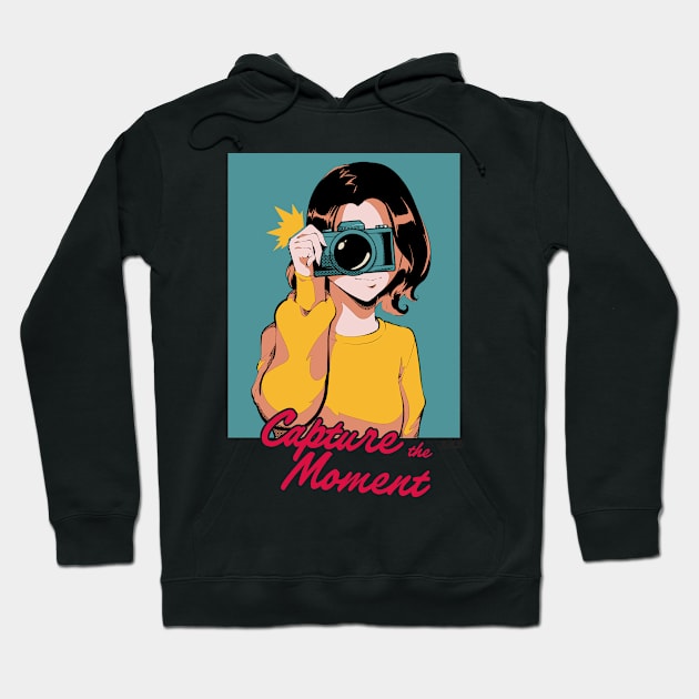 Capture the moment Hoodie by Kanjika